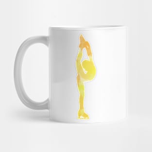 Yellow Figure Skater Mug